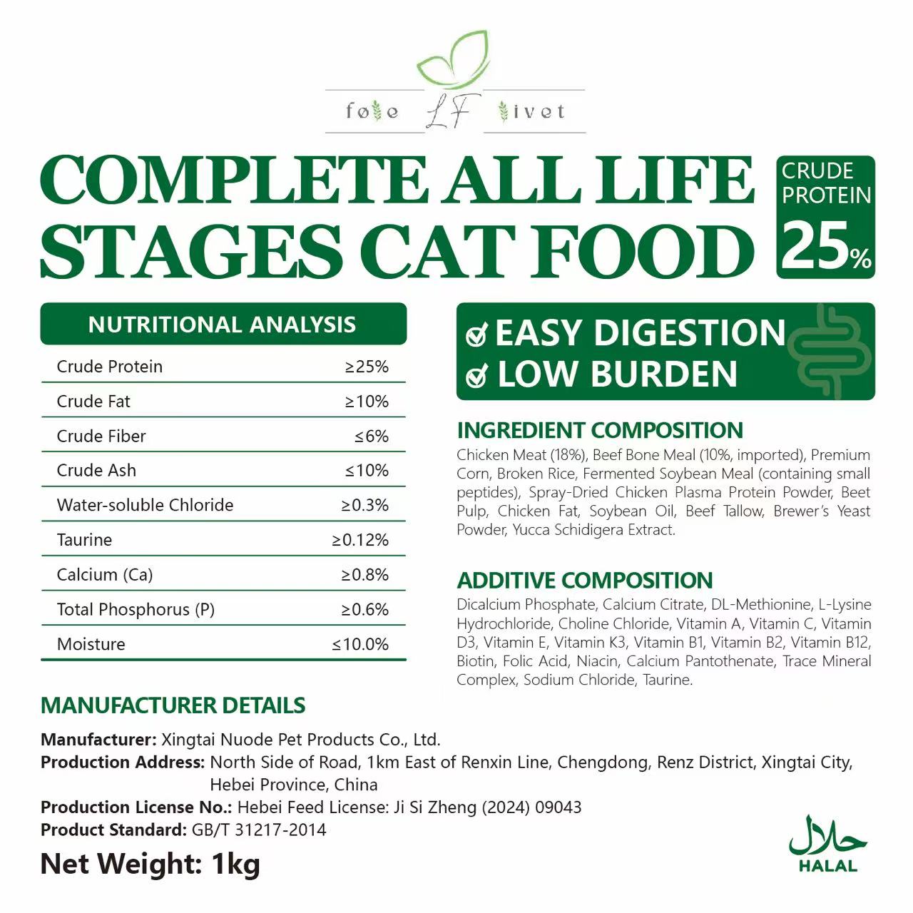 Nuode Pet Products: HALAL-Certified OEM Manufacturer for Custom Pet Food & Labeling Solutions